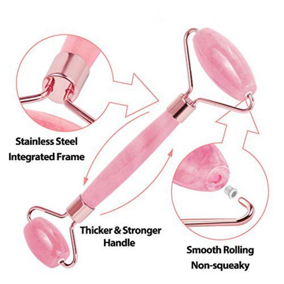 Rose Quartz Facial Roller - Picture 6 of 6
